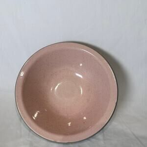 Harkerware Serving Vegetable Bowl Stone China Oven proof USA Pink
